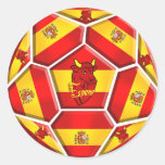 Spanien-Fußball La Furia Roja Toro Flaggen Sticker
