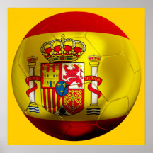 Spanien-Fußball Posterdrucke