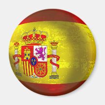 Spanien-Fußball-Spanien-Schmutzball-Kunstgeschenke Magnete