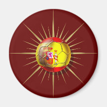 Spanien-Fußball-Sternexplosiongeschenke Magnete