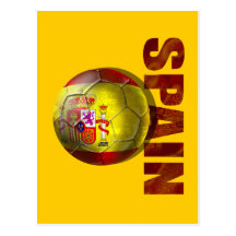 Spanien-Logo Schmutz soccerlovers Geschenke Postkarten