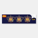 Spanien-Meister von Europa-Euro 2012 Könige Autosticker