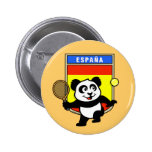 Spanien-Tennis-Panda Anstecknadel