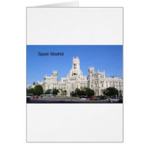 Spaniens, Madrid Rathaus Plaza de Cibeles (St.K) Karten