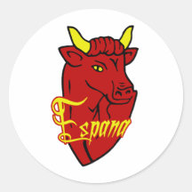 Spanisch Stier Espana Toro für Spanien-Liebhaber Sticker
