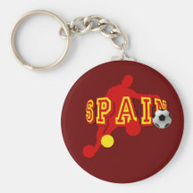 Spanisches Fußball-Spieler futbol lockert Geschenk Schlüsselbänder