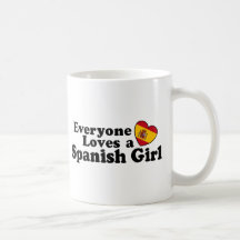 Spanisches Mädchen Kaffeetasse