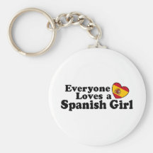 Spanisches Mädchen Schlüsselband