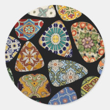 Spanisches u. mexikanisches Fliesen-Mosaik Sticker