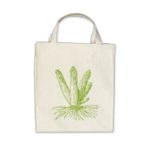 Spargel-Bio Lebensmittelgeschäft-Tasche