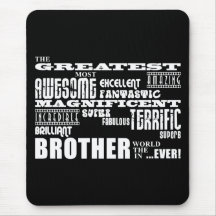 Spaß-Geschenke für Brüder: Bester Bruder Mauspad