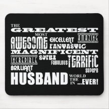 Spaß-Geschenke für Ehemänner: Bestster Ehemann Mousepad