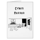 Spaß-"h-" ist für Hacker 'Cyber Horror Karten