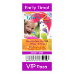 Spaß-Kind-VIP-Durchlauf-Ereignis-Karten-Foto-Party Personalisierte Ankündigungskarten