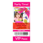 Spaß-Kind-VIP-Durchlauf-Ereignis-Karten-Foto-Party Ankündigungen
