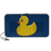 Spaß niedliches gelbes Gummiducky Laptop Lautsprecher