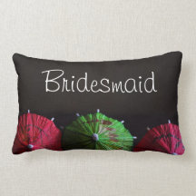 Spaß-Regenschirm-Brautjungfern-Kissen-Geschenk