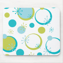 Spaß-Retro Muster Mousepad
