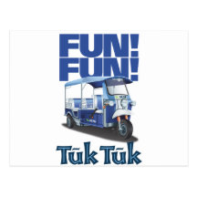 SPASS-SPASS Tuk Tuk Postkarte