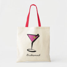 Spaßmartini-Pink Tragetasche