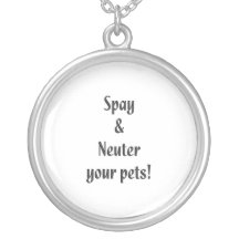 Spay u. neutralisieren Sie Ihre Haustiere Personalisierter Schmuck