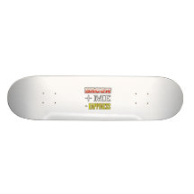Speck plus mich Gleichgestellt-Glück lustig Personalisiertes Skatedeck