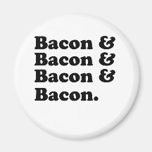 Speck u. Speck u. Speck u. Speck - Speck ist groß! Kühlschrankmagnete