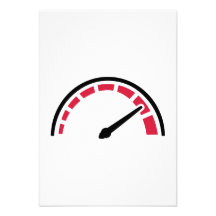 Speedo, der Motorrad läuft Ankündigungskarten