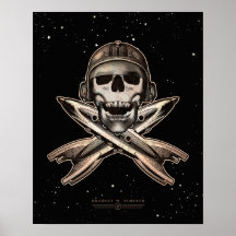 Sperren Sie Plakat des Piraten (Raketen) (16x20")