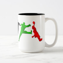 Spezieller Handballspieler-Handballbecher Tee Tassen