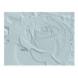 Spezielles Rosen-Medium aquamarin Postkarte