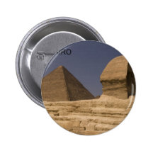 Sphinx Ägyptens Kairo Giseh (St.K) Button