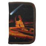 Sphinx u. Mond über Ägypter-Giseh-Pyramide-Kunst-G Planer