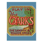 Spiel im OZARKS-Land von Million Lächeln Postkarten