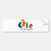 Spiel mit Bakterien Auto Sticker