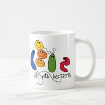 Spiel mit Bakterien Teetasse