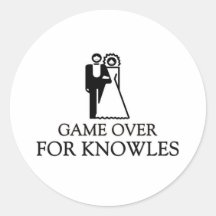 Spiel vorbei für Knowles Stickers