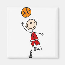 Spielen des Basketball-Magneten