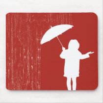 Spielen mit dem Regen mousepads