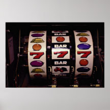 Spielen, Spielautomaten Posterdrucke