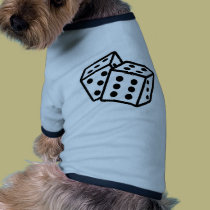 spielendes Würfelkasino hundekleidung