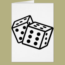 spielendes Würfelkasino karten
