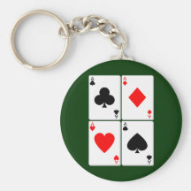 Spielkarte Keychain Schlüsselanhänger