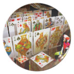 Spielkarte-Poker-Jokerkunst Flacher Teller
