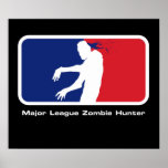 Spielklasse-Zombie-Jäger-Plakat