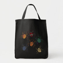 Spinnen-'n-Muster Tasche
