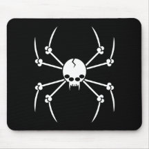 Spinnen-Schädel Mousepad