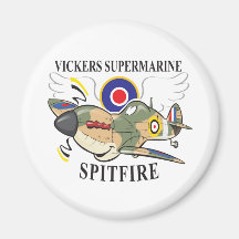 Spitfire Kühlschrankmagnete