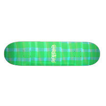 Spitze-grünes Skatebrett. Individuelles Skateboard