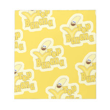 Spitzenbananen-Muster Notizblock
